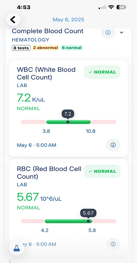 VertexMD app feature demonstration